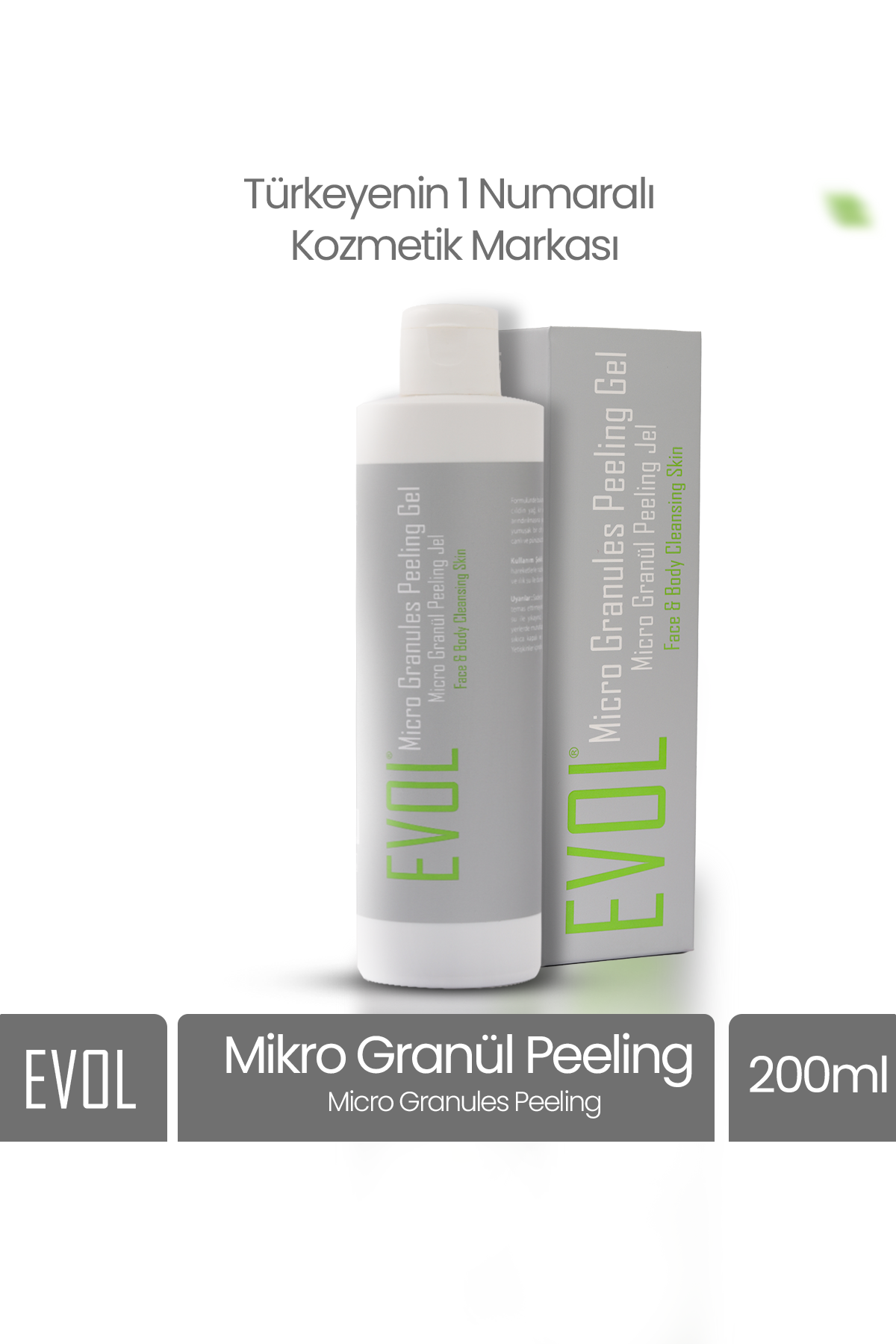 Evol Kayısı Çekirdekli Mikro Granül Peeling Yüz,Batık Peeling