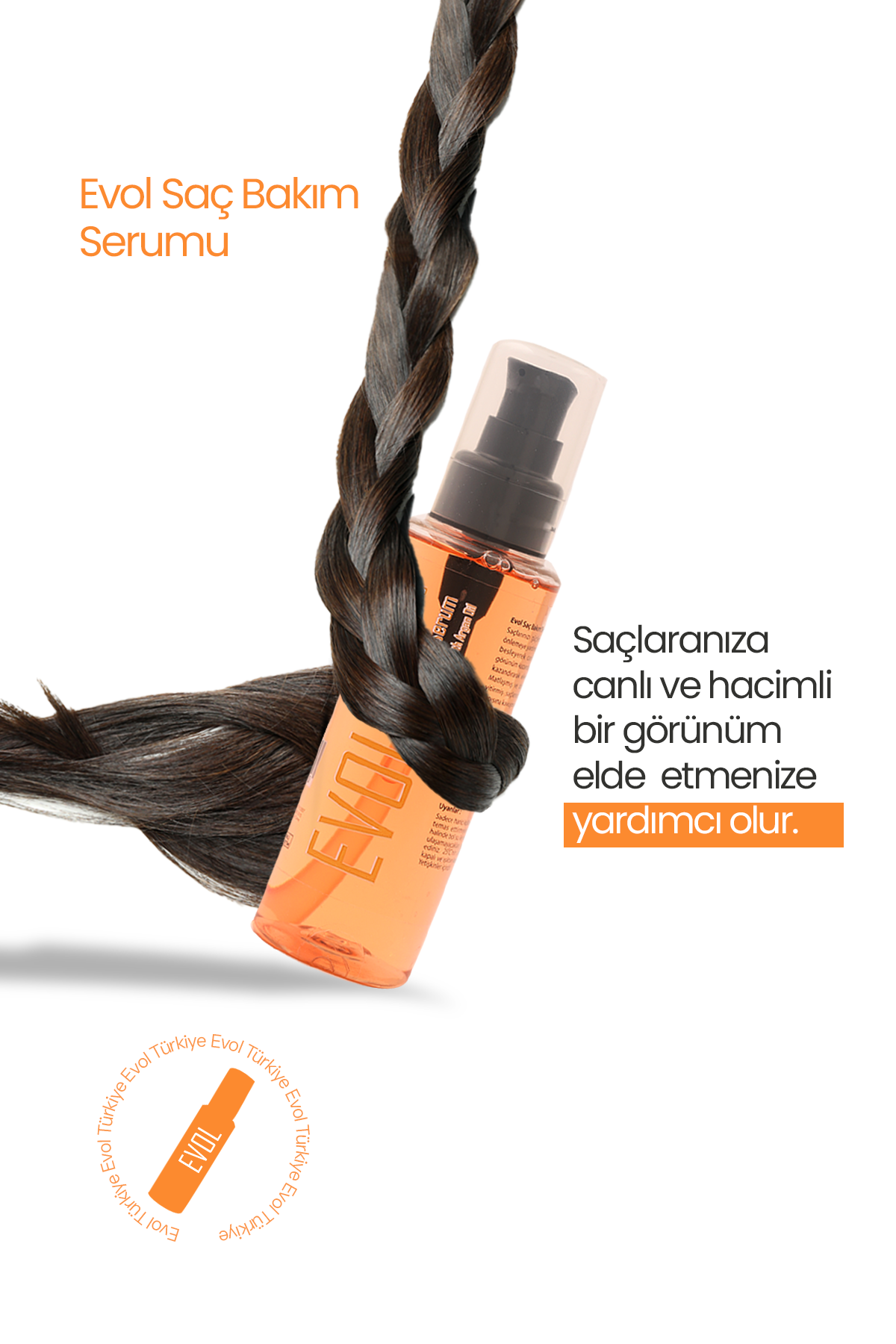 Evol Onarıcı Besleyici Argan Ve Keratin Saç Bakım Yağı